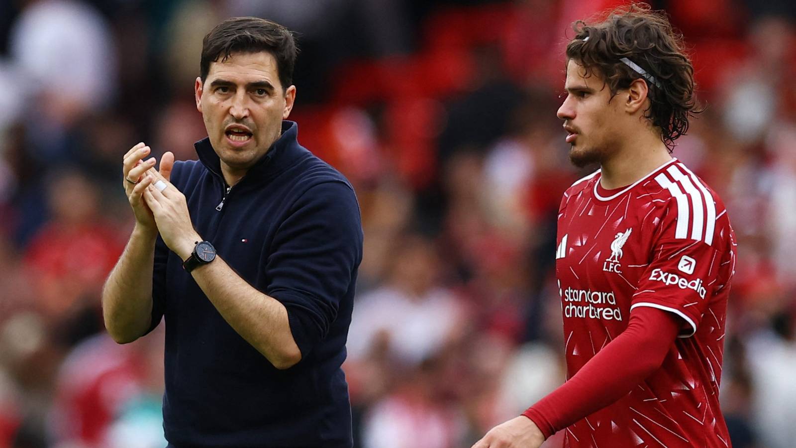 Iraola personally driving Liverpool move to replace Kerkez with Barcelona youngster