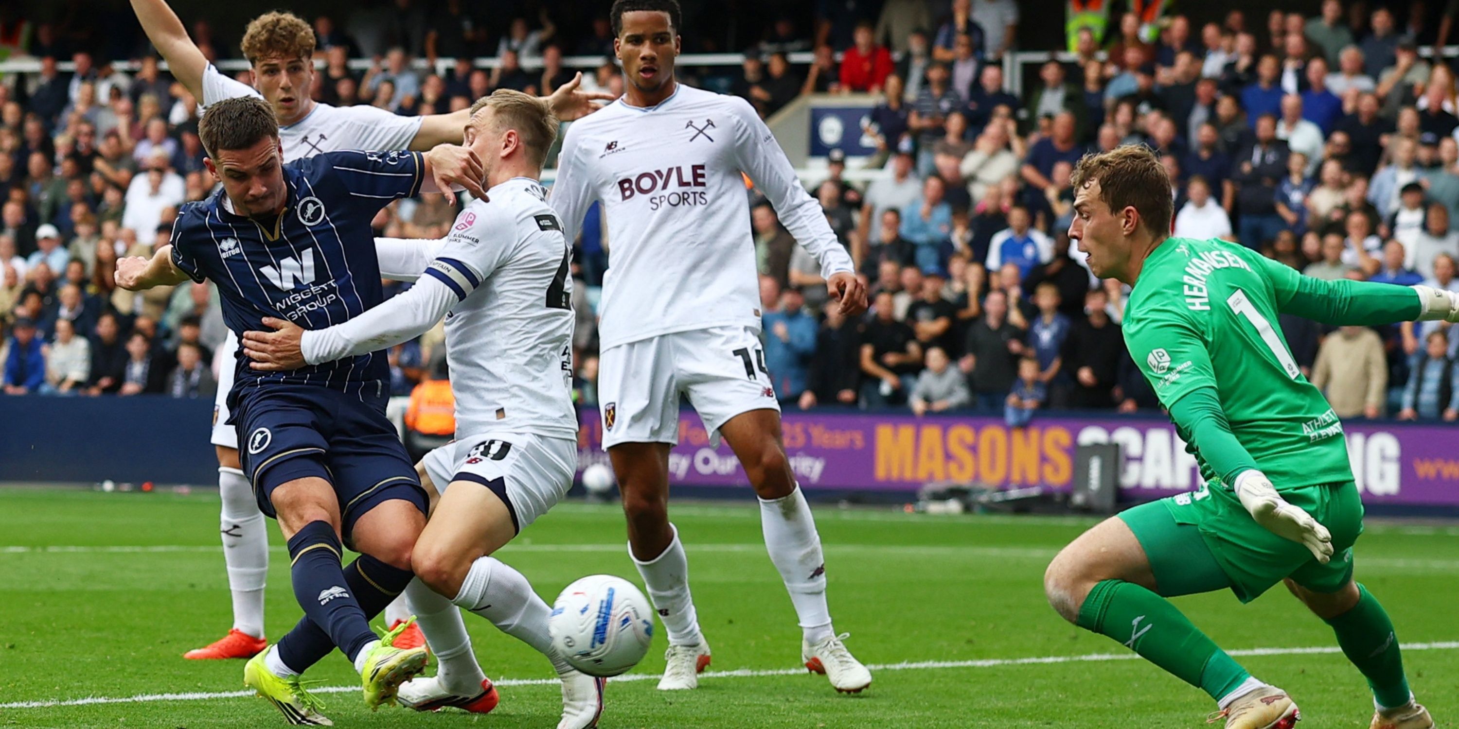 millwall score against west ham