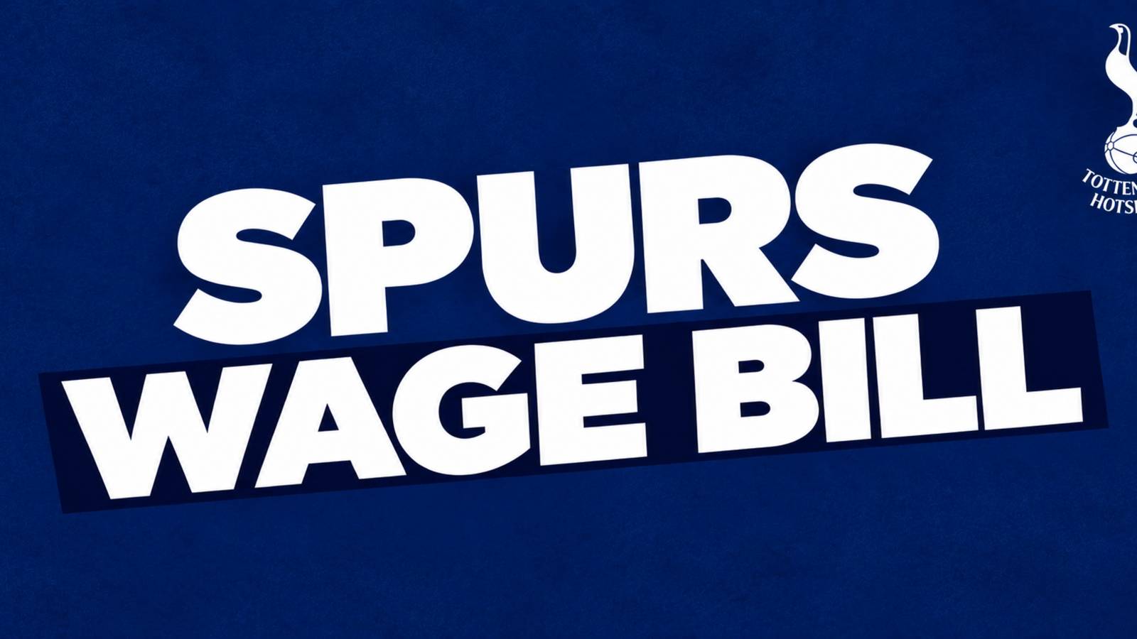 Tottenham Hotspur wage bill for 2026/27 season