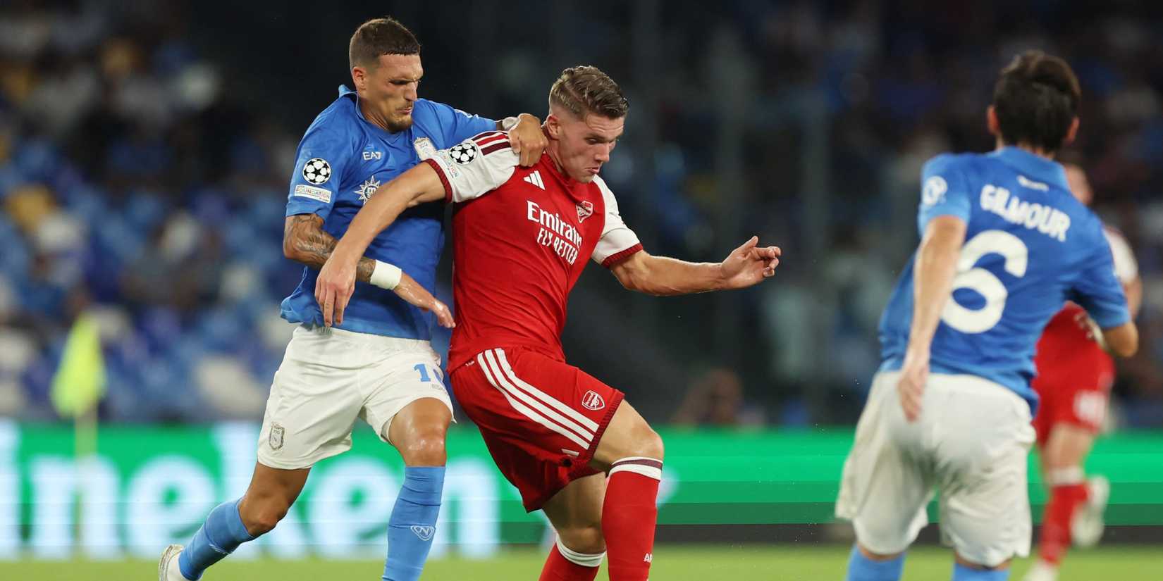 Viktor Gyokeres of Arsenal vs Napoli