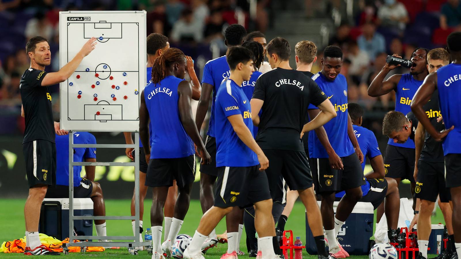 Comeback on for hampered Chelsea star as Xabi Alonso praises training form