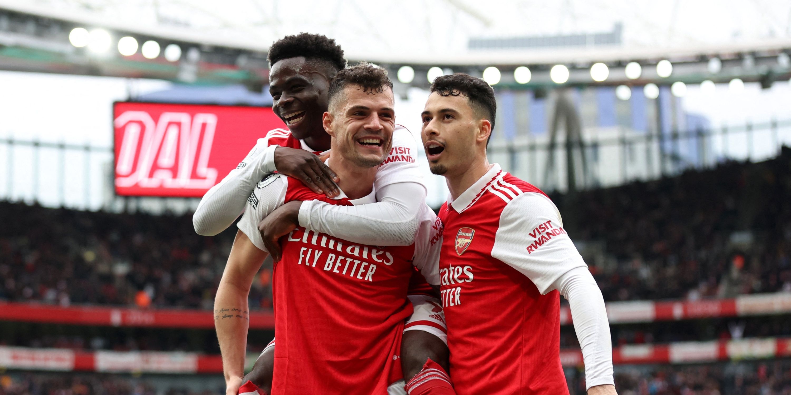 Xhaka-Saka-Martinelli-Arsenal