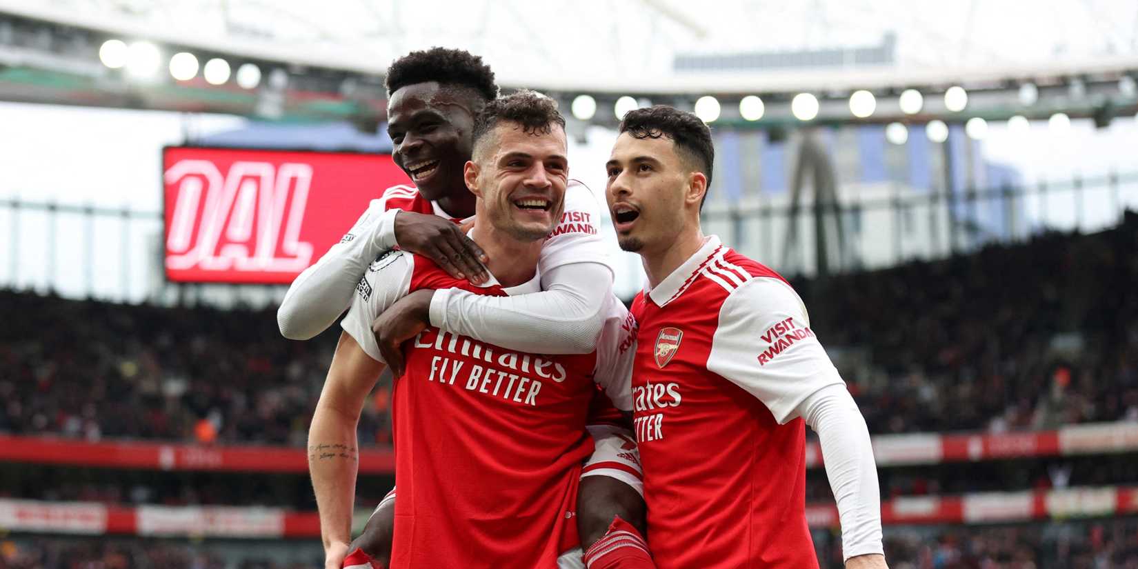 Xhaka-Saka-Martinelli-Arsenal