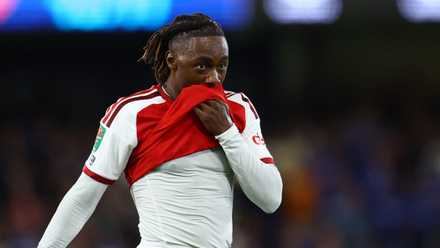 Eberechi Eze en el Arsenal