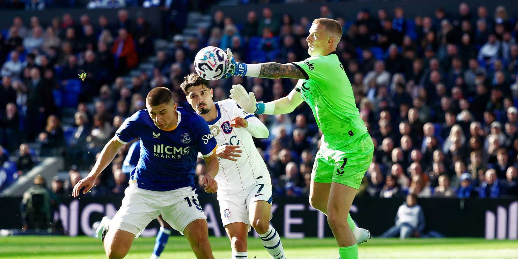 Everton goalkeeper Jordan Pickford