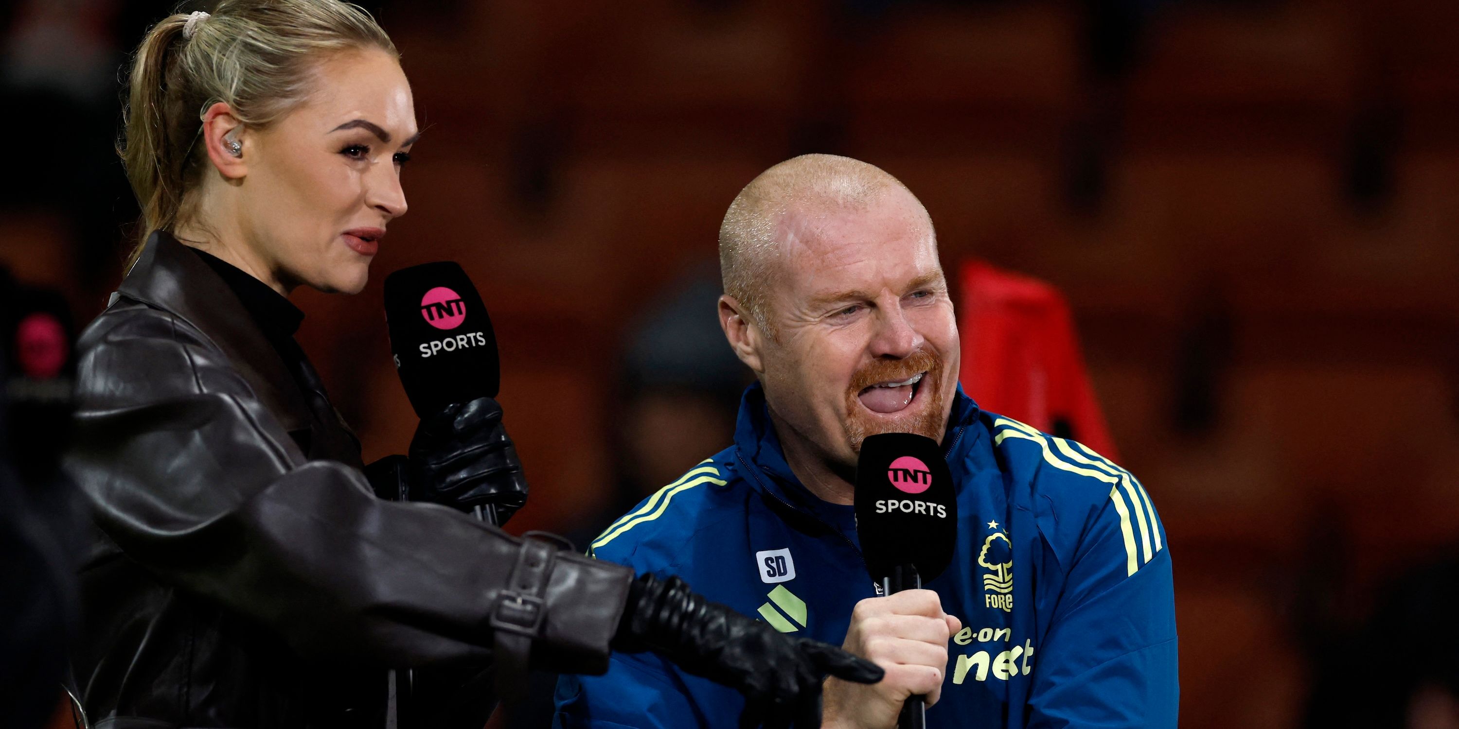 Laura Woods and Sean Dyche