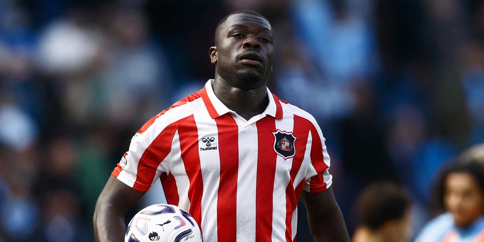 El delantero del Sunderland Brian Brobbey